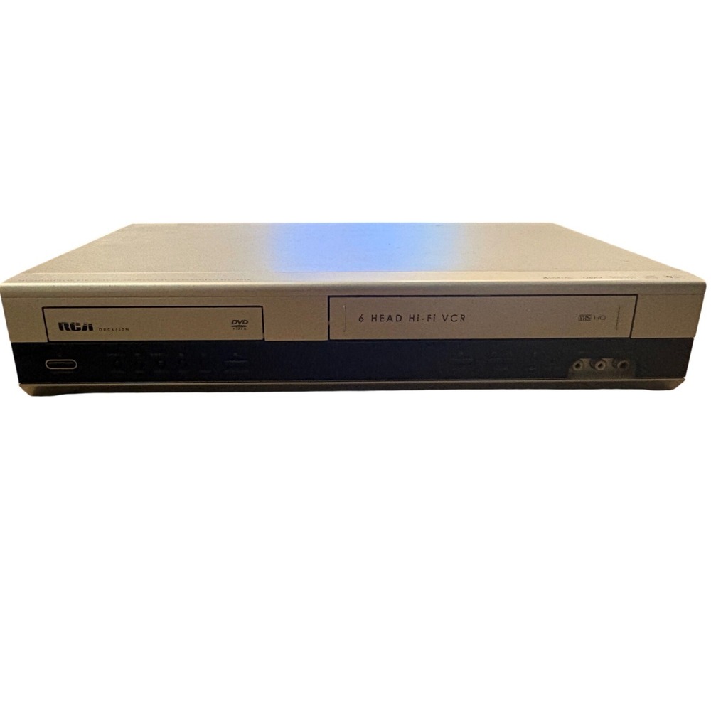 RCA DRC6350N DVD VCR Combo 6 Head Hi-Fi VHS Player Recorder Tested